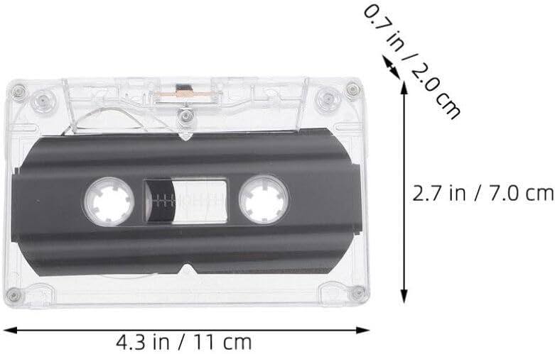 OSALADI Blank Cassette Tape 6 pcs Audio Recording Cassette Tapes Empty 30 Minute Recordable Audio for Speech Music Recording - Image 4